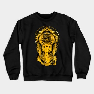 Gold Ganesha Crewneck Sweatshirt